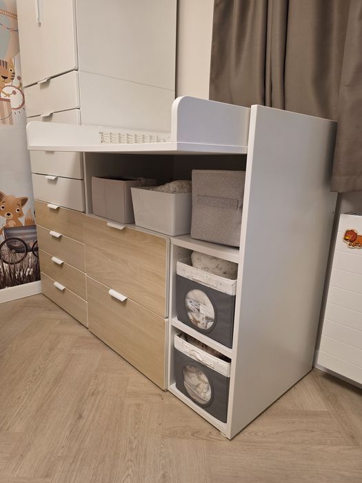 Przewijak komoda biurko IKEA Smastad 2 w 1. Stan BDB