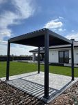 Pergola Ogrodowa 3x3 Aluminiowa Elektryczna LED Bioklimatyczna