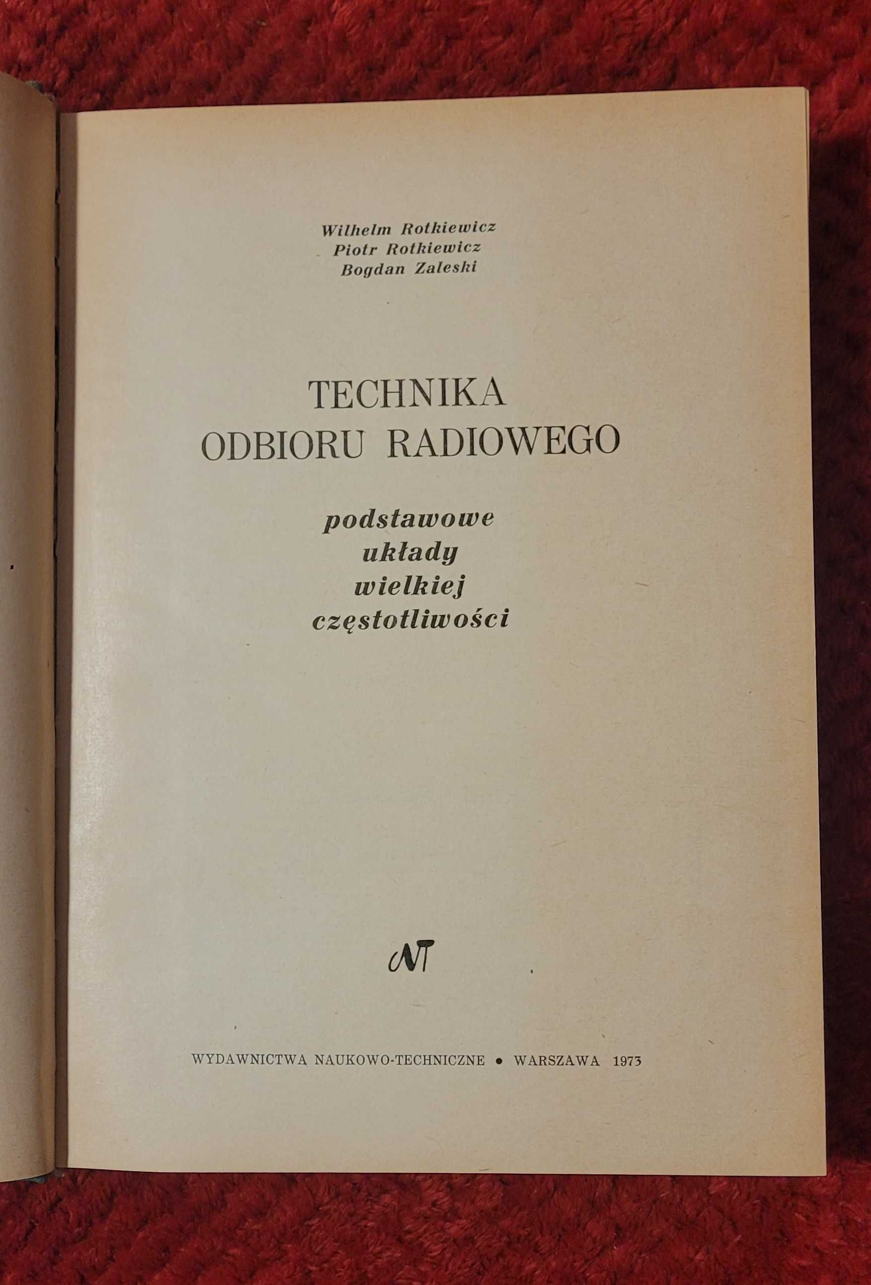 Książka "Technika odbioru radiowego"