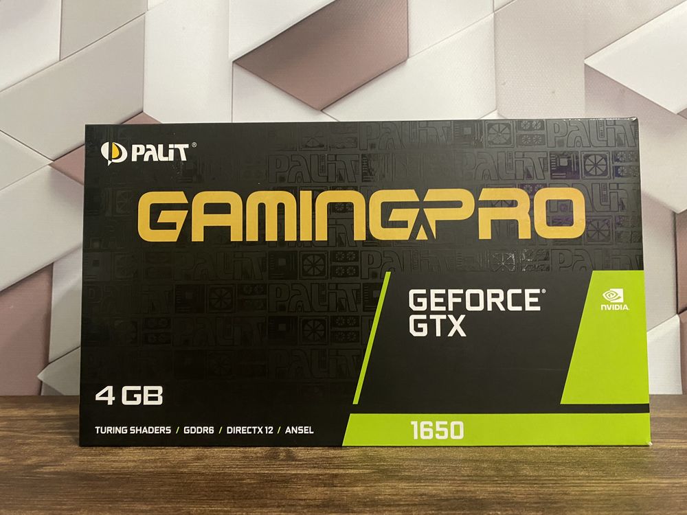 Видеокарта NVIDIA Palit GamingPro OC GTX 1650 4Gb Гарантия! Обмен!