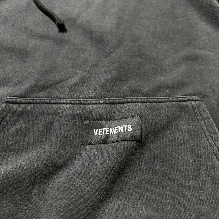 Худи vetements middle sign S M L