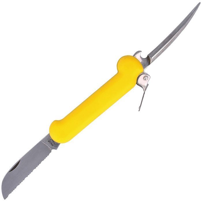 Nóż składany żeglarski MAC Coltellerie Marine, PP / TPE Yellow (MC SLR
