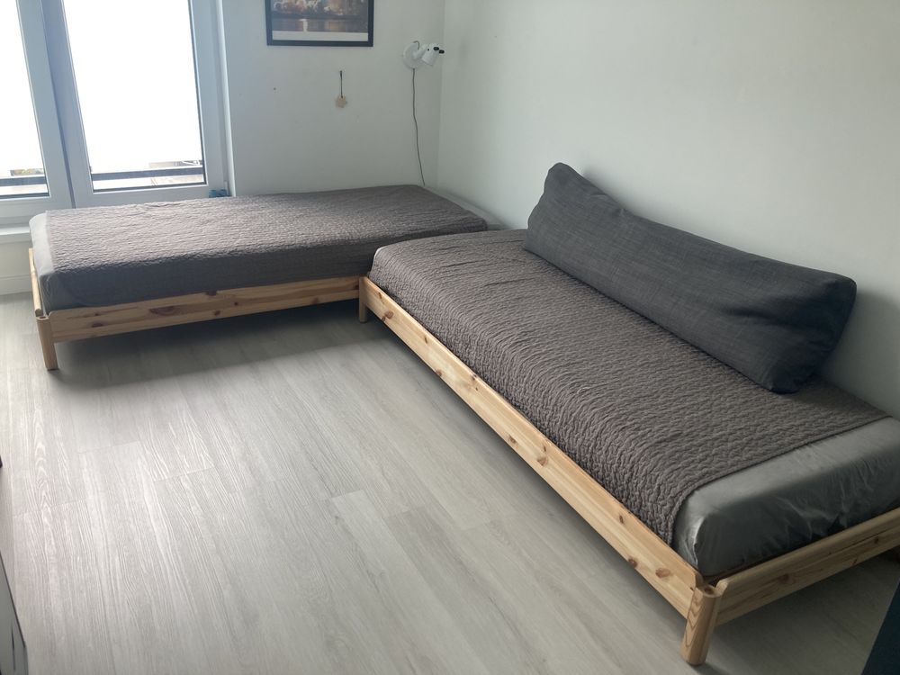 Łóżko UTAKER IKEA sosna sztaplowane