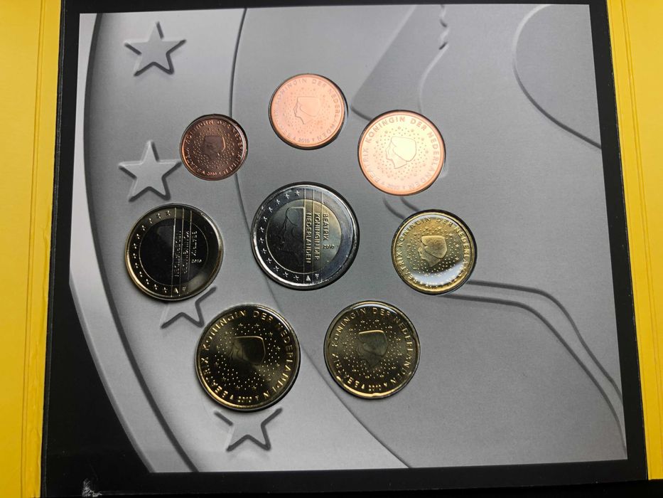 Set Anual Euros Holanda 2010 UNC em Livro