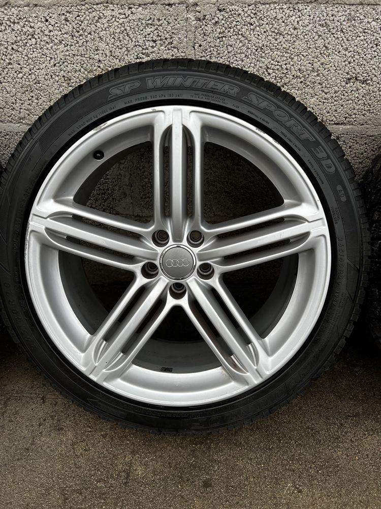 Alufelgi R20 5x112 Pompei Audi A8 A6 Opony Zimowe 265/40/20