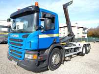 Scania P320 6x2 Hakowiec Marrel , oś skrętna  Scania P320 6x2 Hakowiec Marrel, 3 oś skrętna, A/C