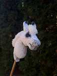 Hobby horse siwy w hreczkę