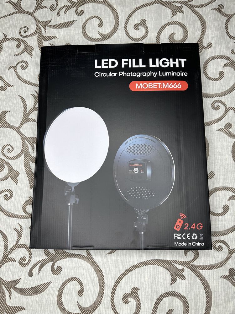 Студийная лампа LED Camera Light Circular 27 см для фото видео КОНТЕНТ