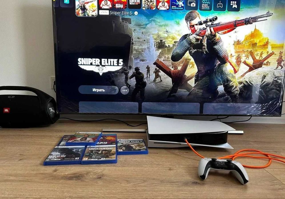 Приставка PlayStation 5 FAT | 1000Gb | Стан на фото | + 3 Ігри