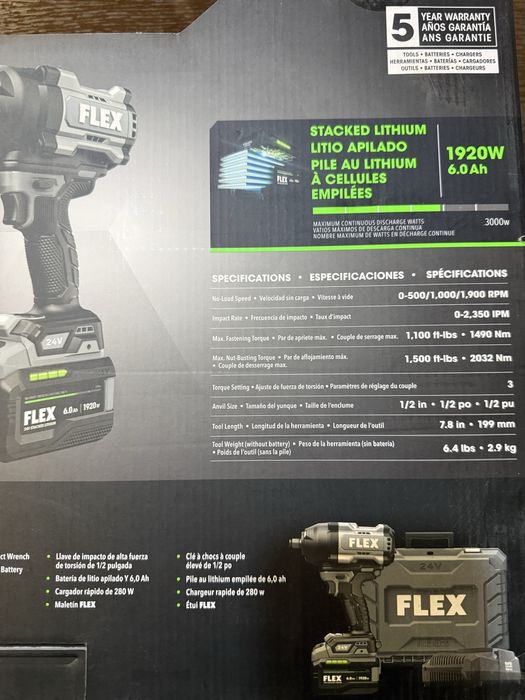 Гайковерт FLEX FX1472 2032Nm оригінал з США !! В наявності