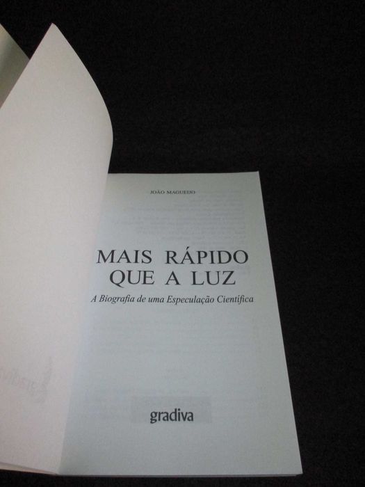 Livro Mais Rápido que a Luz João Magueijo