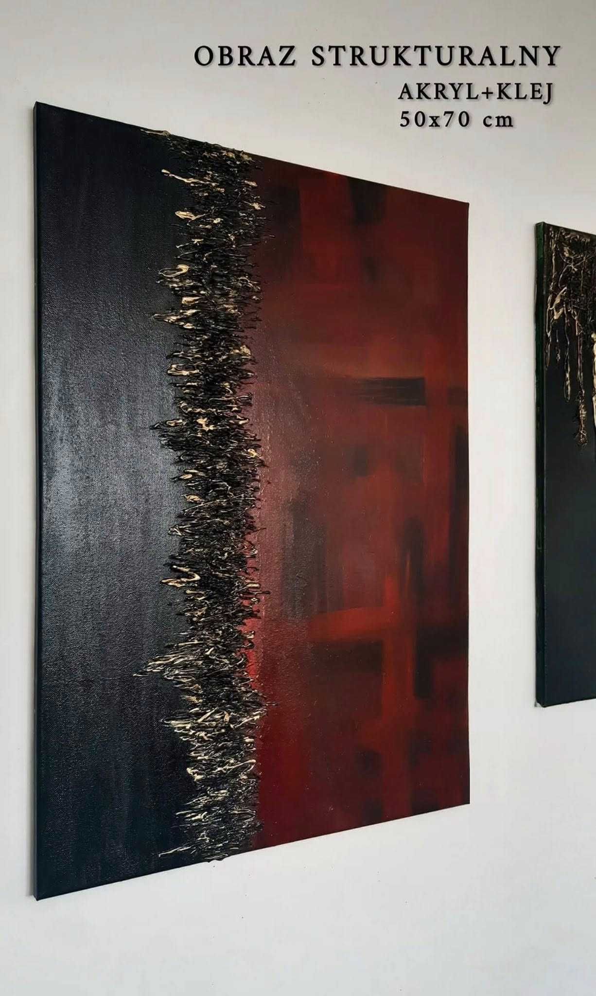 obraz strukturalny w formacie 50x70 cm