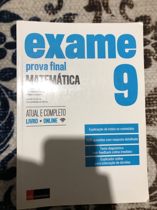 Livro de exames de portugues e matematica