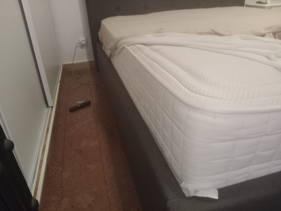 Cama de casal baú, com colchão