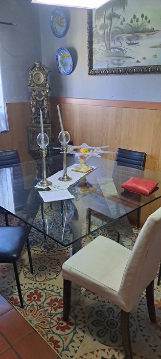 Mesa de vidro jantar