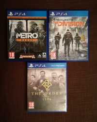 3 Jogos PS4, pouco utilizados