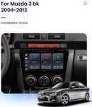 Магнітола CarPlay швидкий процесор MAZDA 3 bk 2003-09/рестайл 2010-13