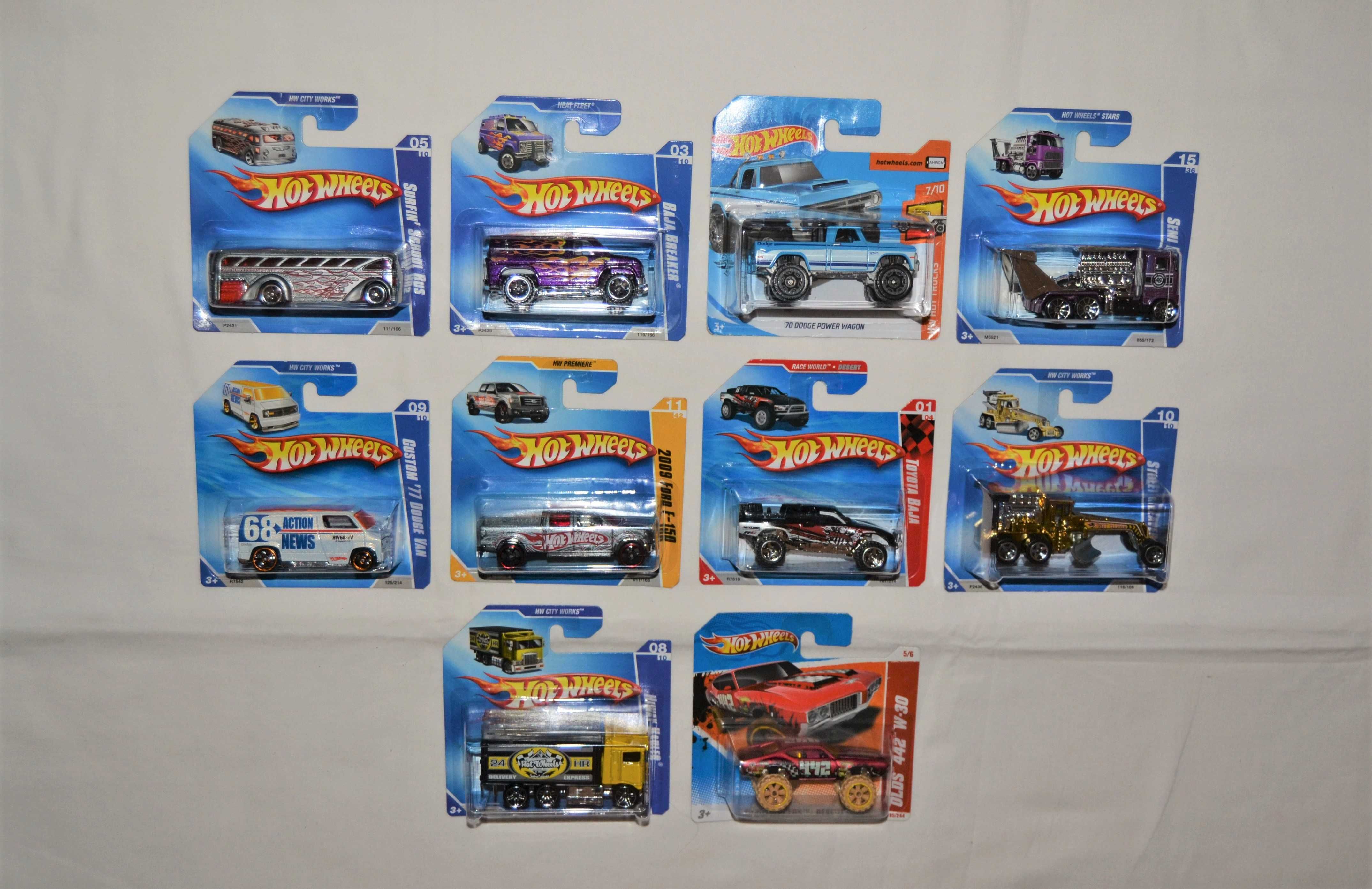 Miniaturas Hot Wheels Mainline e Treasure Hunt