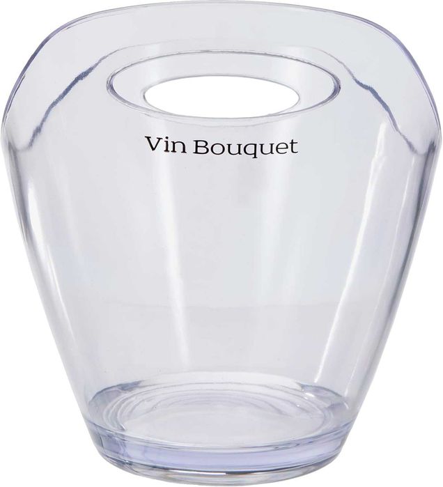 VIN BOUQUET chłodziarka do SZAMPANA WINA przezroczysta wiaderko s987