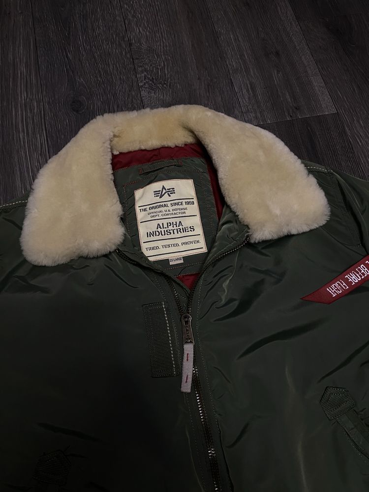 Оригінал Alpha Industries бомбер XL рідкісний колір