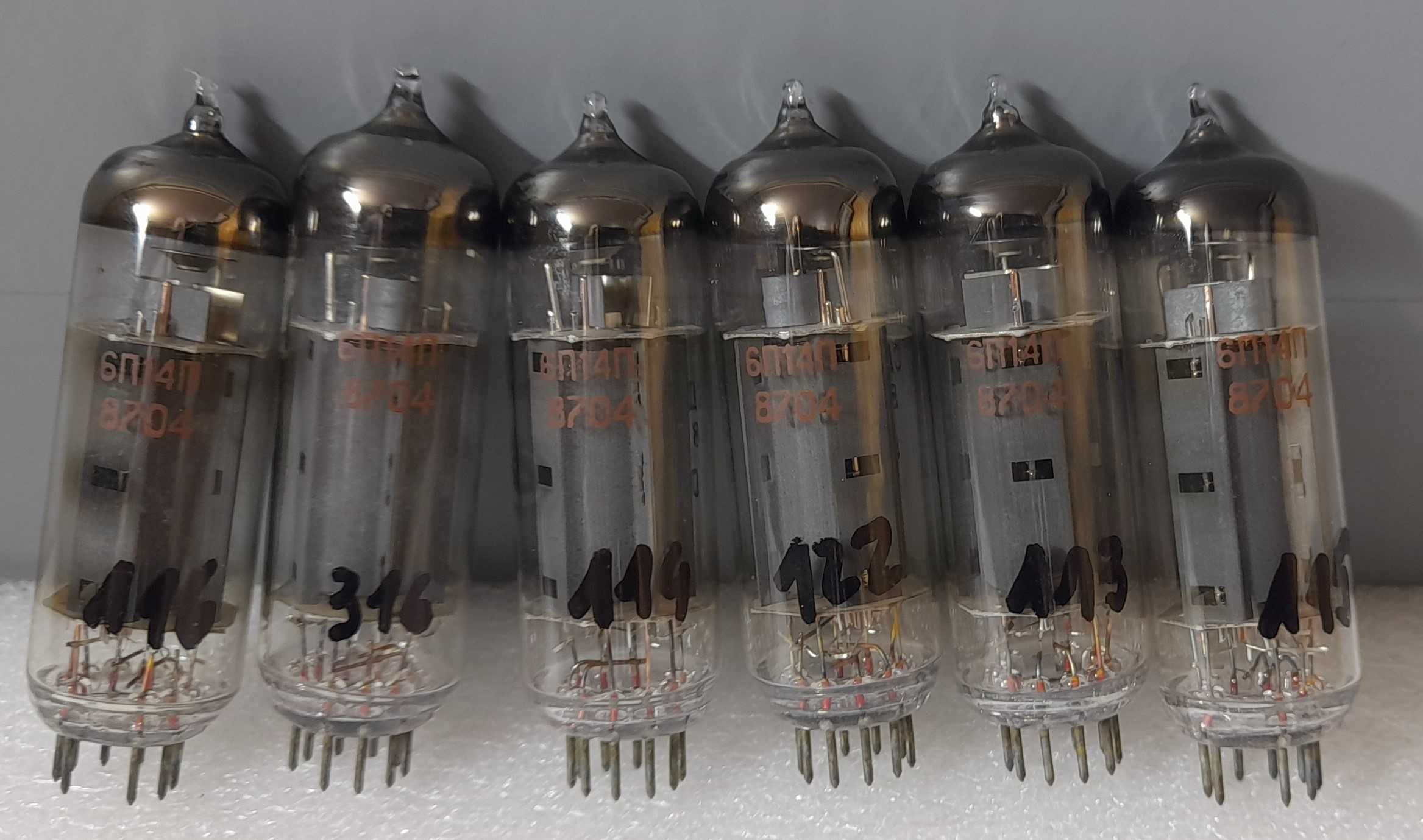 Lampy elektronowe 6П14П (6P14P) Reflector NOS ok. 50szt