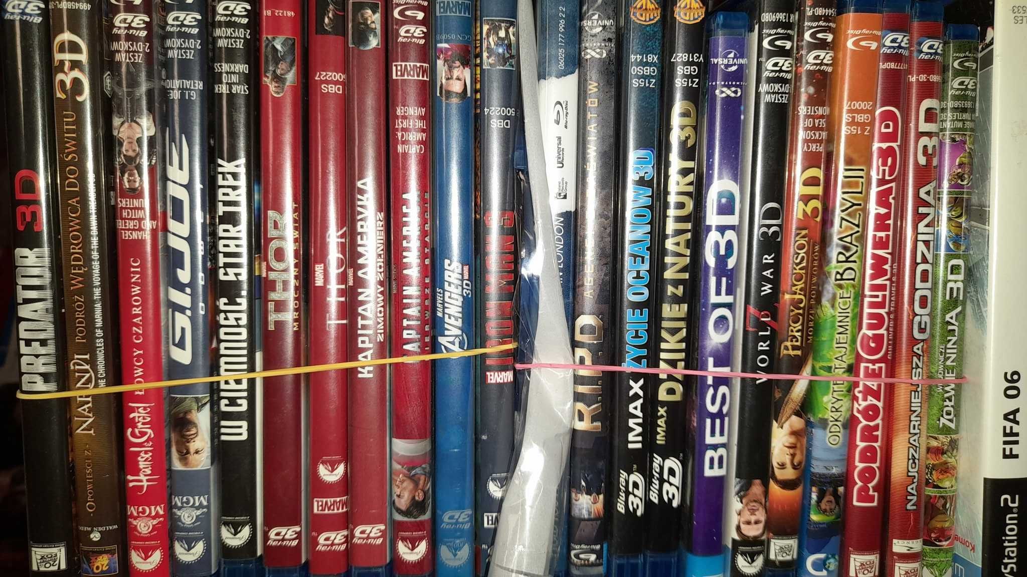 Sprzedam filmy na blu ray widoczne na zdjęciach, sklep Tychy
