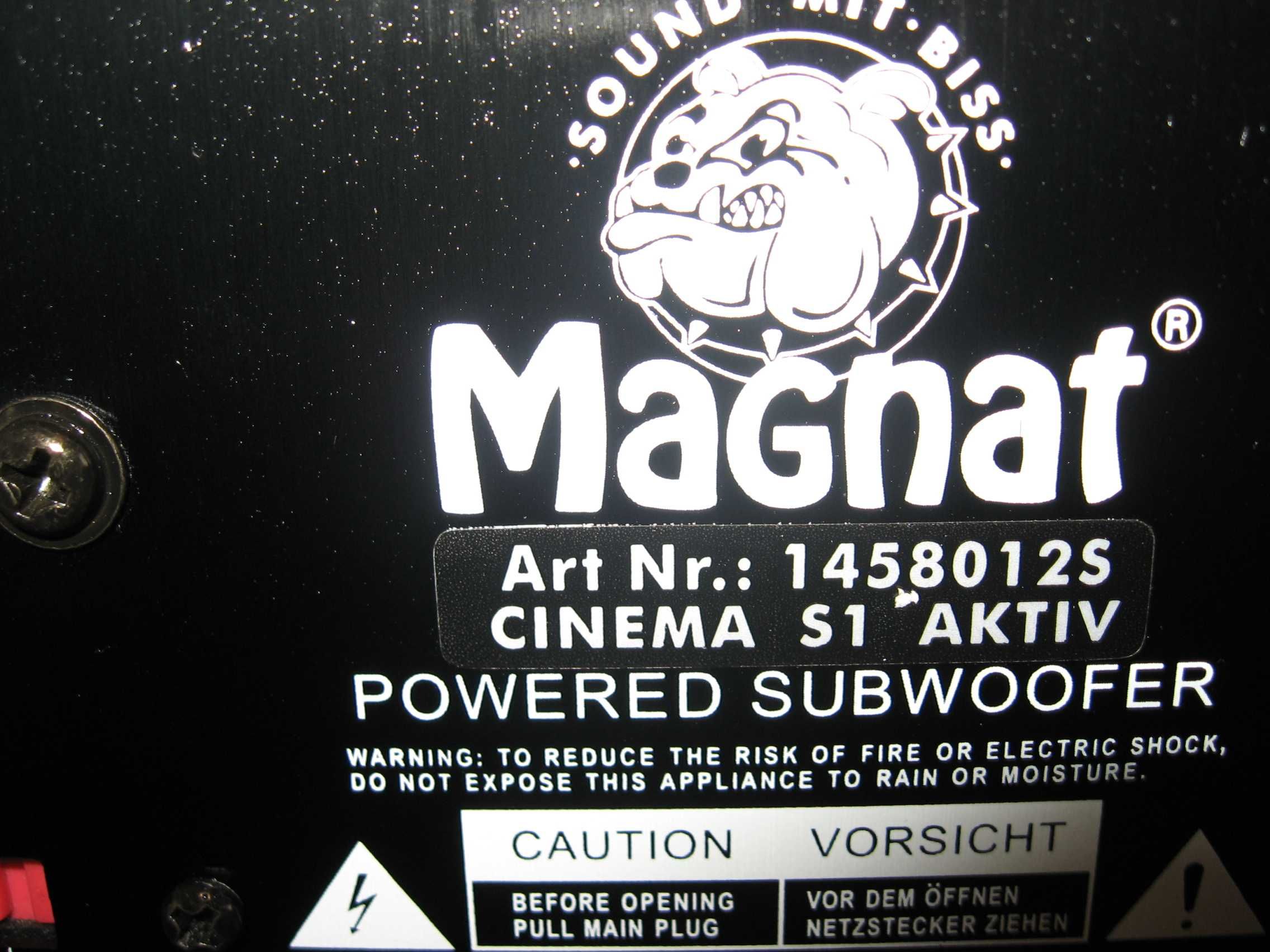 subwoofer aktywny Magnat Cinema S 1 Aktiw