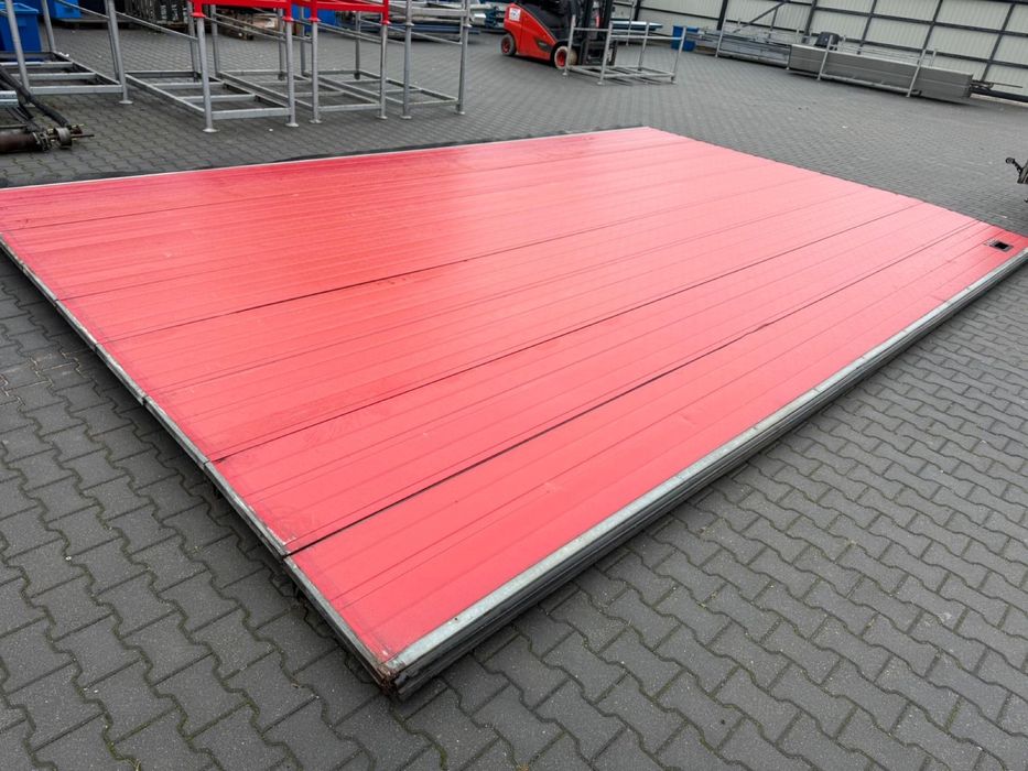 Brama 6.88x4.25 segmentowa Crawford elektryczna panelowa aluminiowa