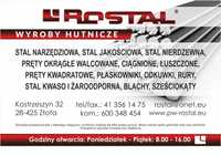 Profile, Rury, Pręty, Lemiesze, Płaskowniki - wyroby hutnicze