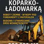 Usługi Koparko-Ładowarką • Roboty Ziemne  • Transport Kruszyw •