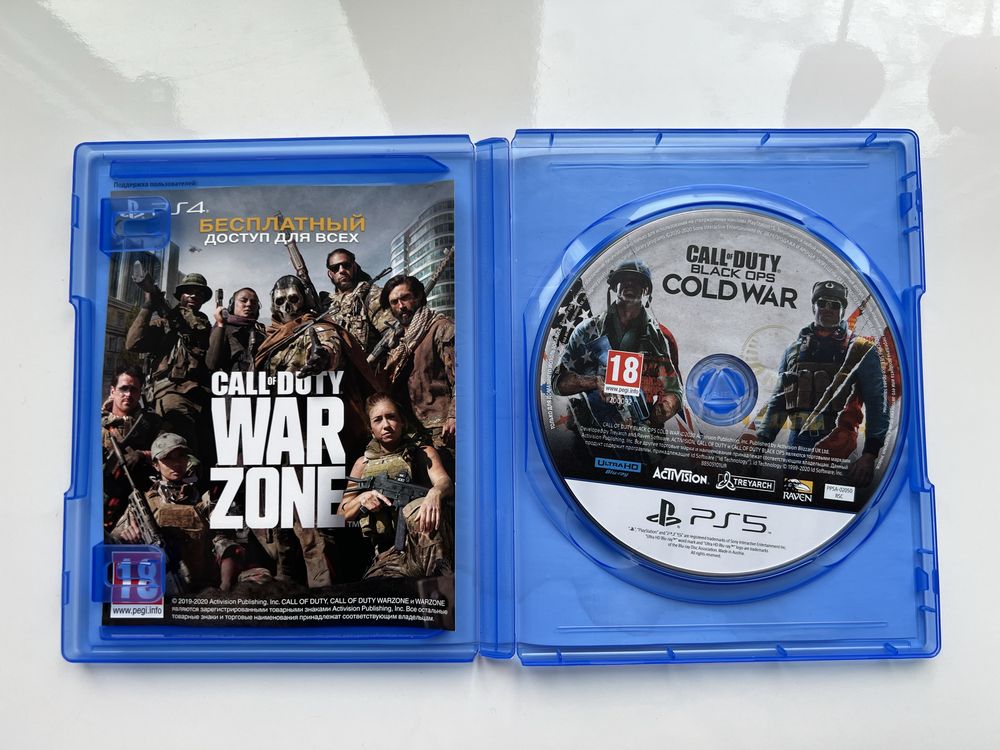 Игра PS 5 Call of Duty Cold war продам либо обменяю,на руском языке
