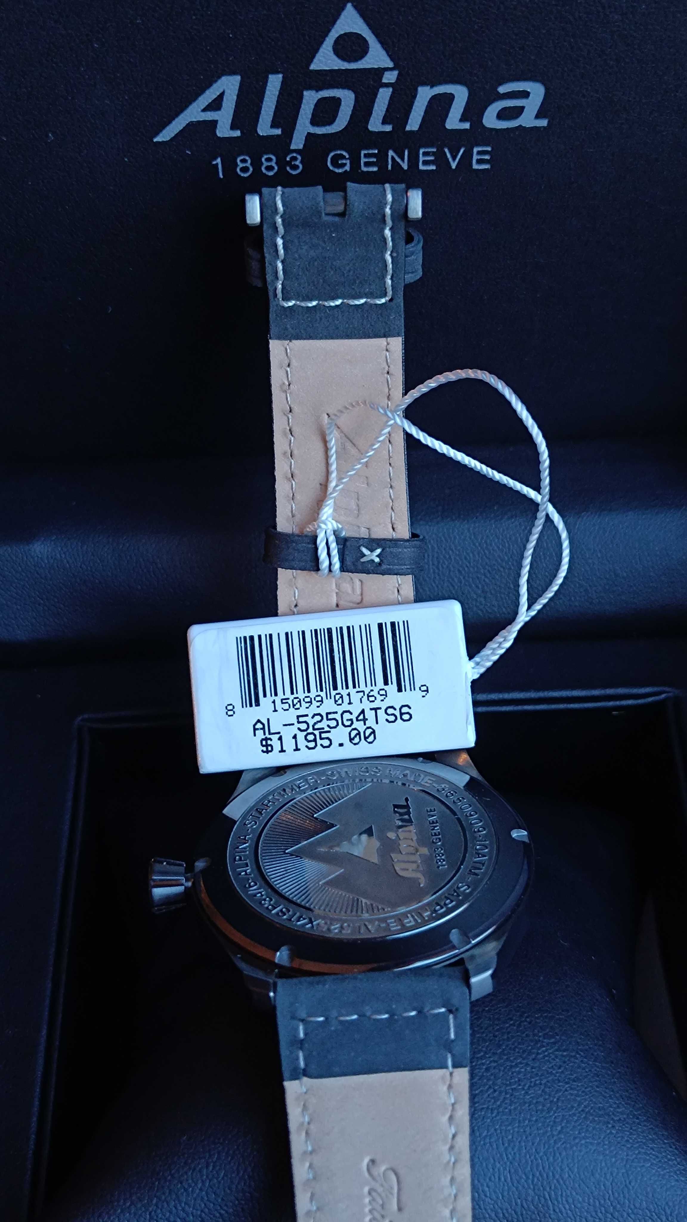 NOWY Szwajcarski Zegarek ALPINA Startimer Pilot AL-525G4TS6 Automat