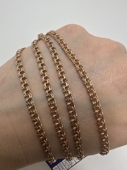 Цепочка золотая новая литая / ланцюжок новий золотий