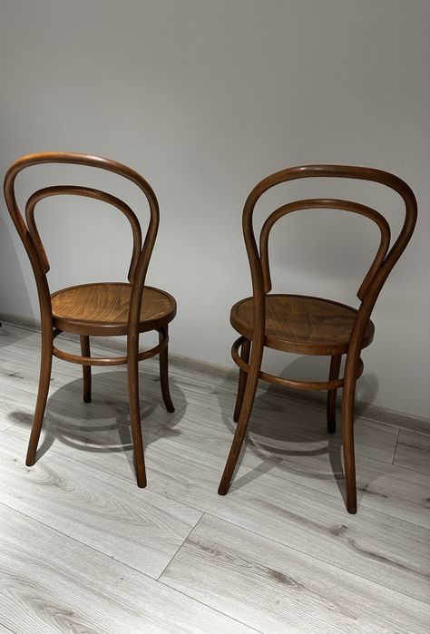 Krzesła gięte drewniane, Jafameg / Thonet oryginał po renowacji
