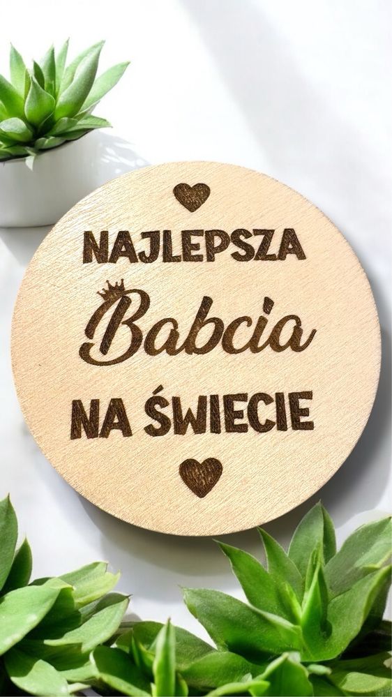 Podkładka pod kubek dla babci. Dzień babci