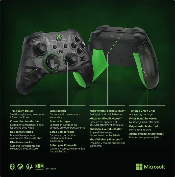 Pad Microsoft Xbox Series X S wersja limitowana 20-lecie NOWY
