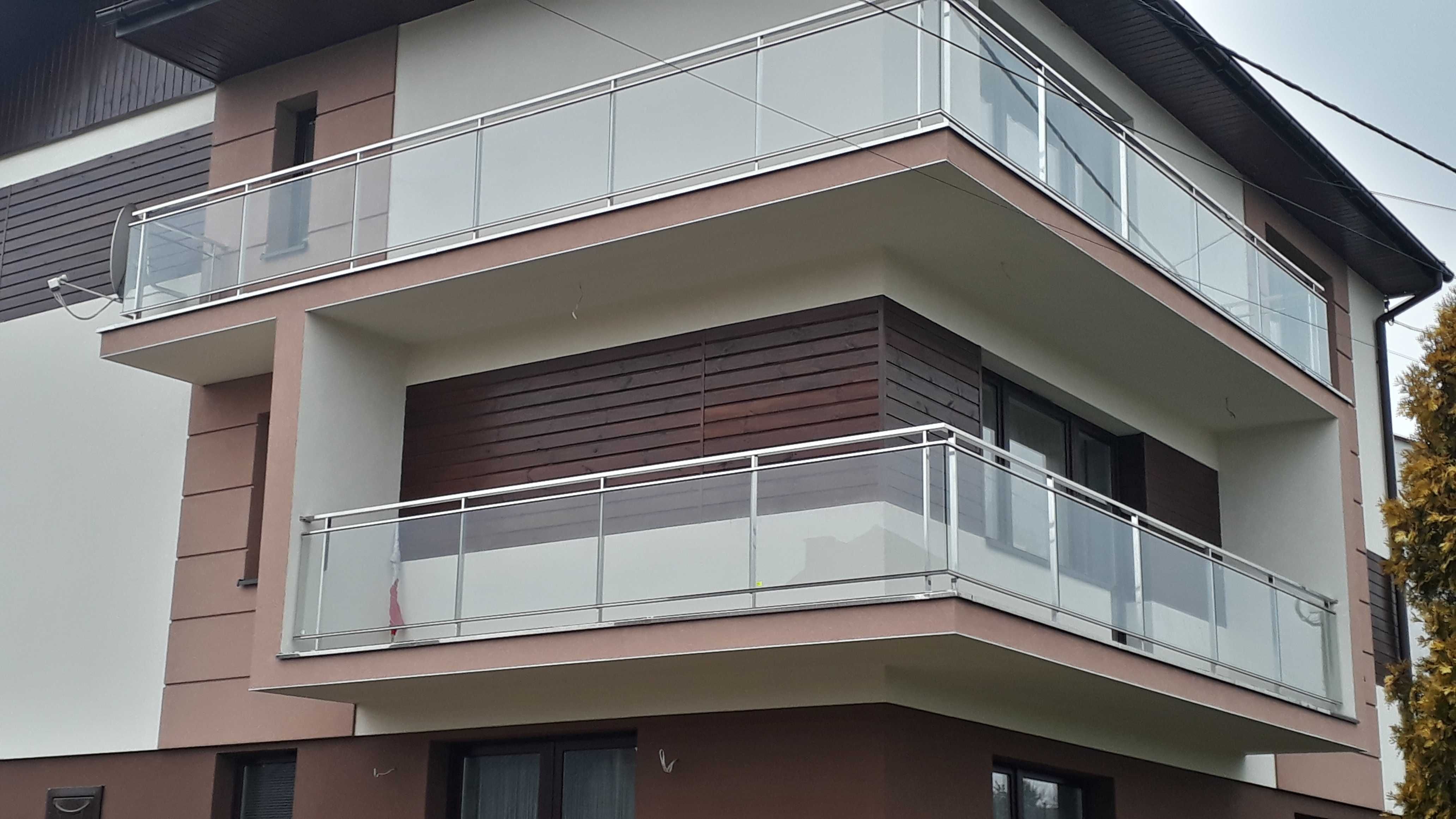 Balustrady nierdzewne ,malowane proszkowo ,balkony, tarasy , schody