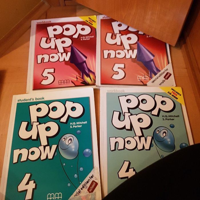 Pop up now 4 i 5 podręcznik i ćwiczenia