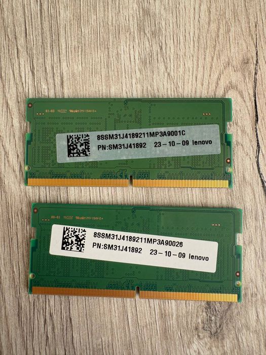 Оперативна памʼять Samsung DDR5 SODIMM 2×8GB 4800 MHz (M425R1GB4BB0)