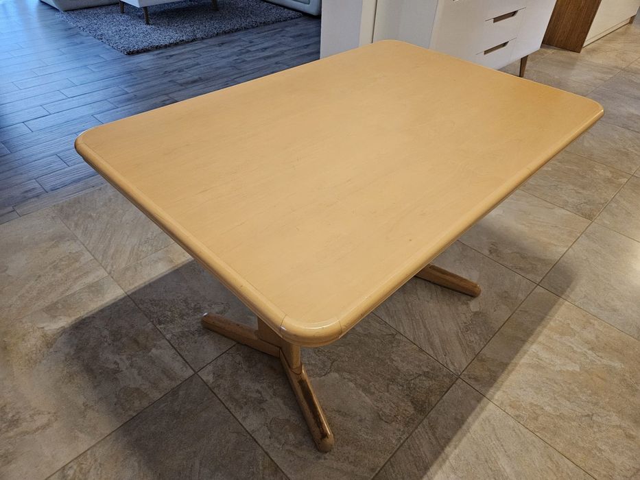 Stół rozkładany 80x120 - 200 dwa wusuwane blaty boczne