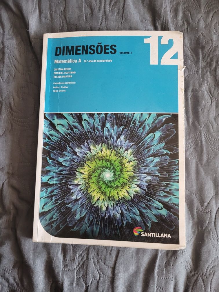 Manual Matematica A 12° ano Dimensões