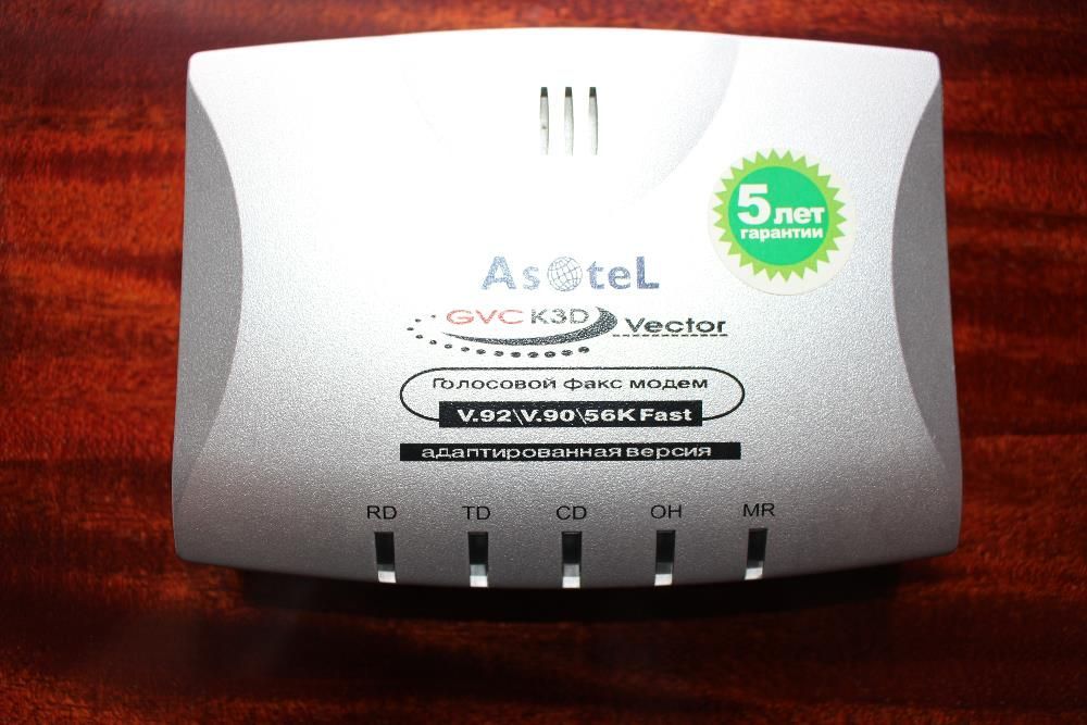 Модем голосовой факс модем Asotel+диск, инструкция.