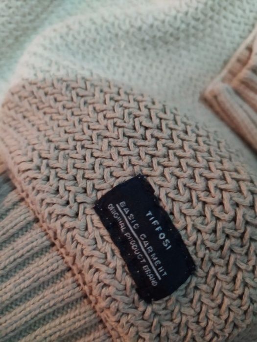 Tiffosi czysta bawełna Bardzo fajny sweterek 100% bawełna