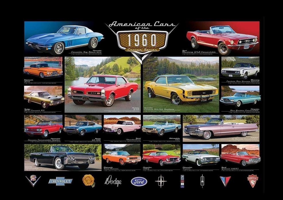 Plakaty A3 - Dodge, Viper SRT Charger Challenger Dart