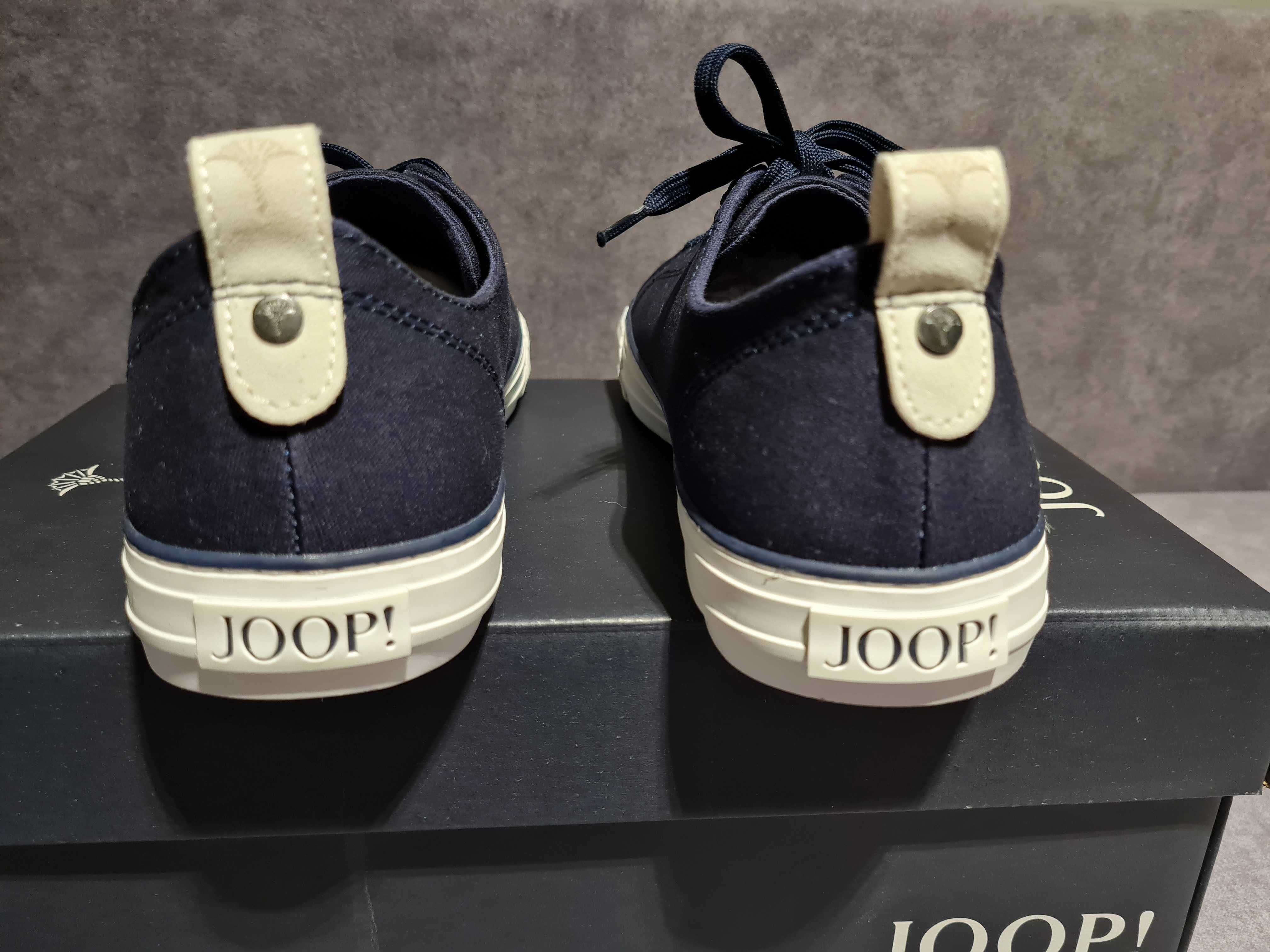 Nowe Buty Joop EXCLUSIVE VASCAN SHAUN - rozmiar 42 - granatowe