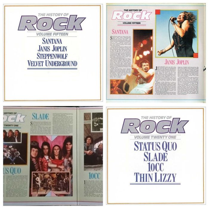 LP Rock History of Rock-Judas Priest,Saxon,Cream,Black Sabath vol.1