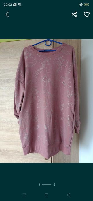 bluza z kieszeniami tunika mohito 44