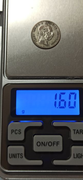 Монета 10 крейцеров, 1870 год, Австро Венгерская империя