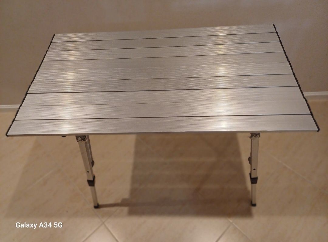Mesa dobravel campismo