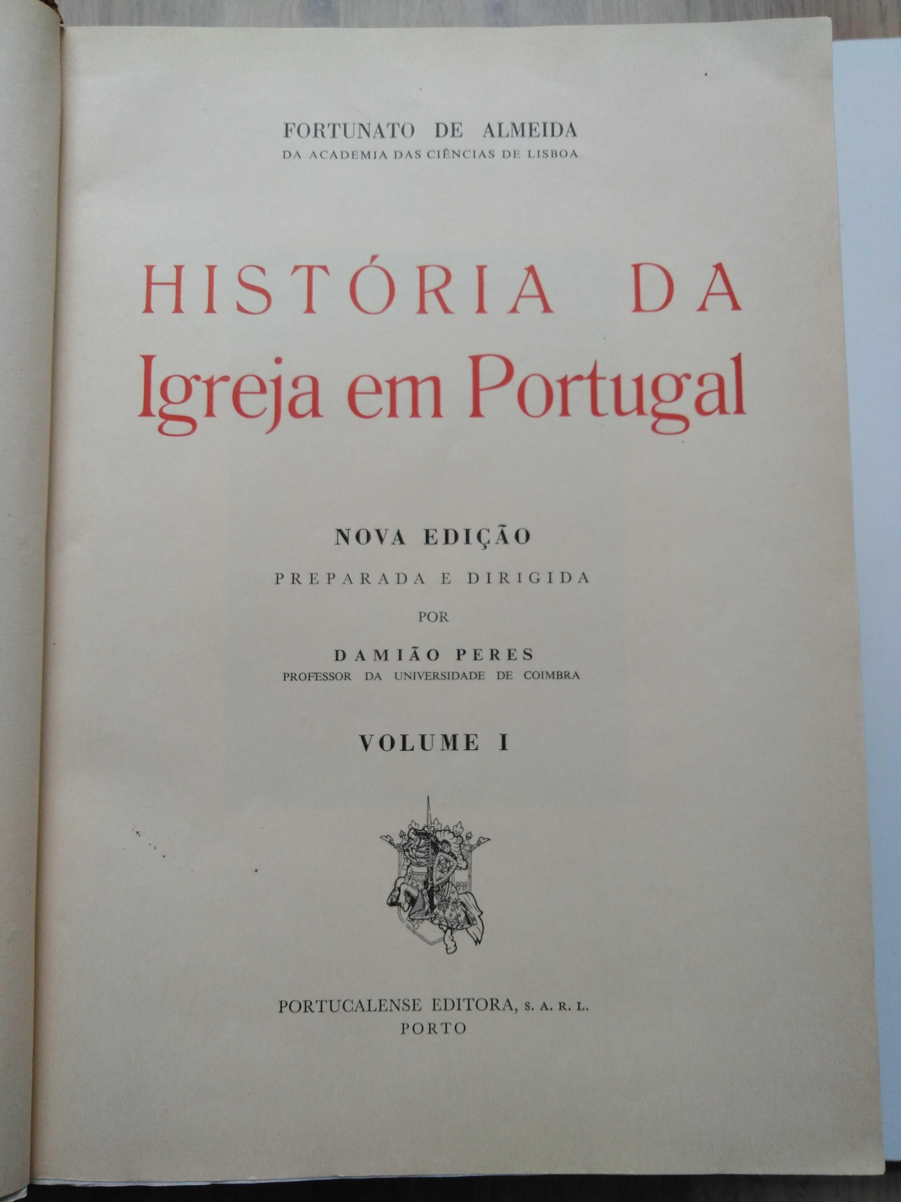 livro: Fortunato de Almeida "História da Igreja em Portugal"